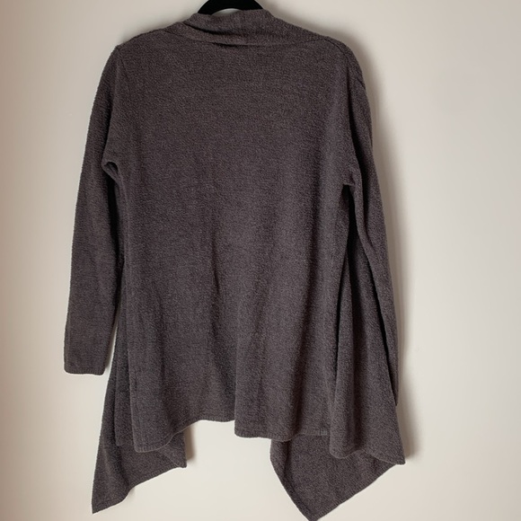 Barefoot Dreams CozyChic Lite Island Wrap Cardigan – Cocoa (L/XL) | Buttery Soft - Picture 6 of 6